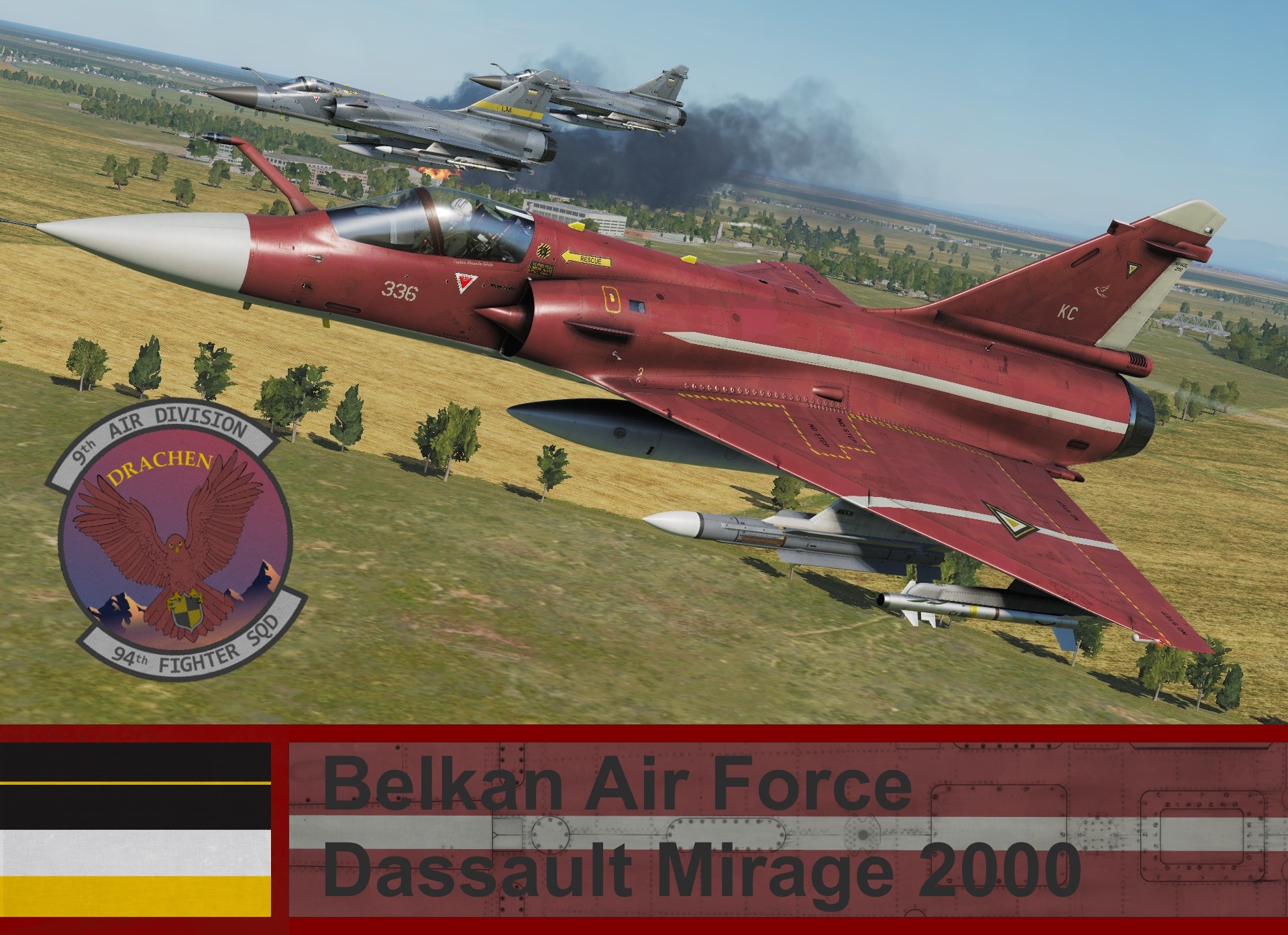 Belkan Air Force Mirage 2000C - Ace Combat Zero (94th FS) Cpt. Caroline ...